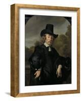 Roelof Meulenaer Amsterdam Mercantile Courier or Postmaster on the Antwerp Route-Ferdinand Bol-Framed Art Print