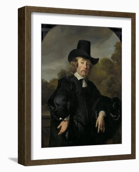 Roelof Meulenaer Amsterdam Mercantile Courier or Postmaster on the Antwerp Route-Ferdinand Bol-Framed Art Print