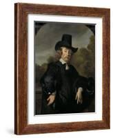Roelof Meulenaer Amsterdam Mercantile Courier or Postmaster on the Antwerp Route-Ferdinand Bol-Framed Art Print