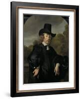 Roelof Meulenaer Amsterdam Mercantile Courier or Postmaster on the Antwerp Route-Ferdinand Bol-Framed Art Print