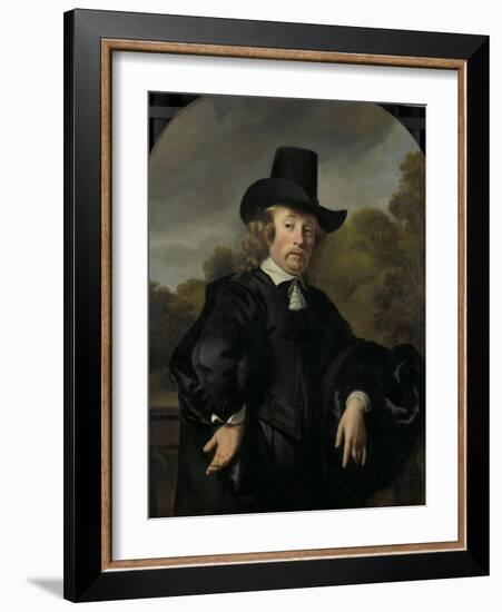 Roelof Meulenaer Amsterdam Mercantile Courier or Postmaster on the Antwerp Route-Ferdinand Bol-Framed Art Print