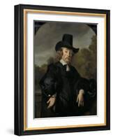 Roelof Meulenaer Amsterdam Mercantile Courier or Postmaster on the Antwerp Route-Ferdinand Bol-Framed Art Print
