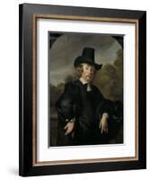 Roelof Meulenaer Amsterdam Mercantile Courier or Postmaster on the Antwerp Route-Ferdinand Bol-Framed Art Print