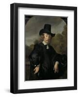 Roelof Meulenaer Amsterdam Mercantile Courier or Postmaster on the Antwerp Route-Ferdinand Bol-Framed Art Print