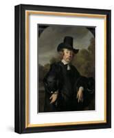 Roelof Meulenaer Amsterdam Mercantile Courier or Postmaster on the Antwerp Route-Ferdinand Bol-Framed Art Print