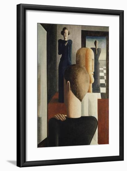 Roemisches (Oder: Vier Figuren Im Raum), 1925-Oskar Schlemmer-Framed Giclee Print