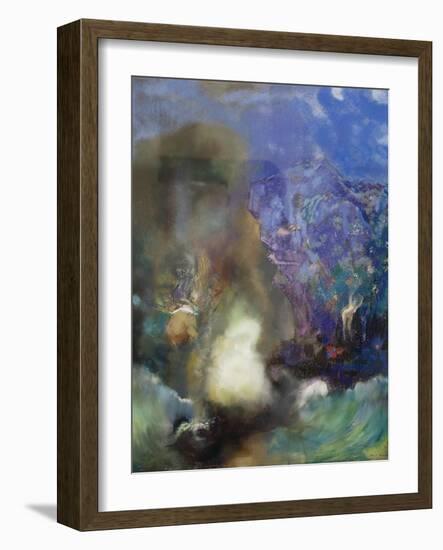 Roger and Angelica, ca. 1910-Odilon Redon-Framed Giclee Print