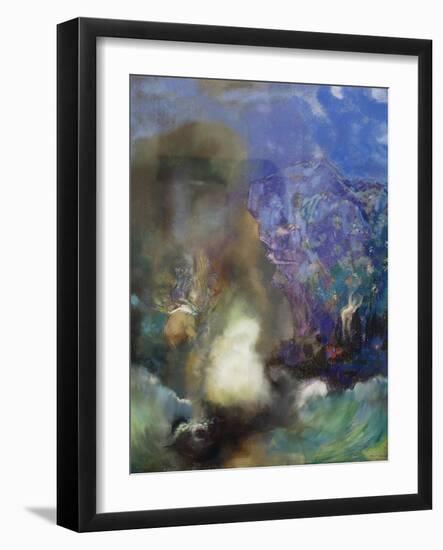 Roger and Angelica, ca. 1910-Odilon Redon-Framed Giclee Print