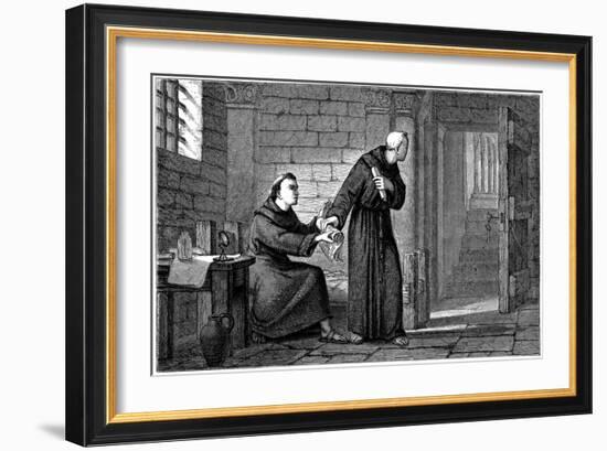 Roger Bacon, English Experimental Scientist, Philosopher and Franciscan Friar-null-Framed Giclee Print