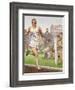 Roger Bannister Running the First Four-Minute Mile-Pat Nicolle-Framed Giclee Print