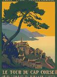 La Plage de Calvi-Roger Broders-Framed Art Print