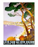 Menton, Paris - Lyon - Méditerrenée: France Railway Company, c.1920s-Roger Broders-Art Print