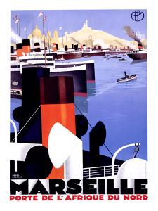 Marseille, Porte de l'Afrique by Roger Broders