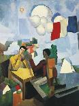 Man in the Country, Study for Paludes; Homme Dans Un Paysage, Etude Pour Paludes, c.1920-Roger de La Fresnaye-Giclee Print