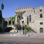 Fountain in the Old Town and Palace of Armeria, 14th Century-Roger de Pins-Stretched Canvas