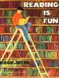 Reading Is Fun Poster-Roger Duvoisin-Premier Image Canvas