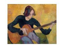 Nina Hamnett (1890-1956) with Guitar, c.1917/18-Roger Eliot Fry-Giclee Print