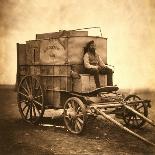 Marcus Sparling, Lull-Length Portrait, Seated on Roger Fenton's Photographic Wagon, 1855-Roger Fenton-Art Print