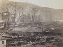 Houses of Parliament under Construction, London, C.1858 (B/W Photo)-Roger Fenton-Giclee Print