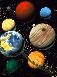 Computer Artwork Showing Planets of Solar System-Roger Harris-Photographic Print