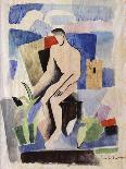 Man in the Country, study for Paludes-Roger La Fresnaye-Giclee Print