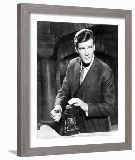 Roger Moore, The Saint (1962)-null-Framed Photo