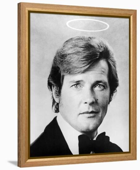 Roger Moore - The Saint-null-Framed Stretched Canvas