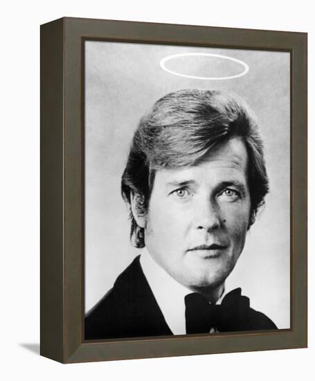 Roger Moore - The Saint-null-Framed Stretched Canvas