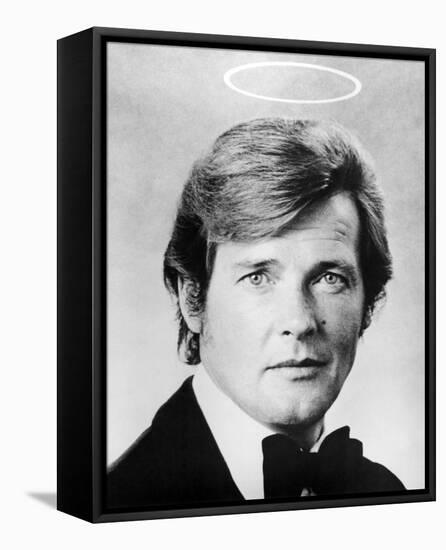 Roger Moore - The Saint-null-Framed Stretched Canvas