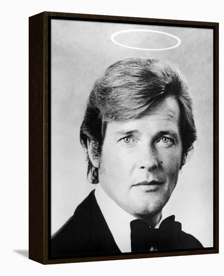 Roger Moore - The Saint-null-Framed Stretched Canvas