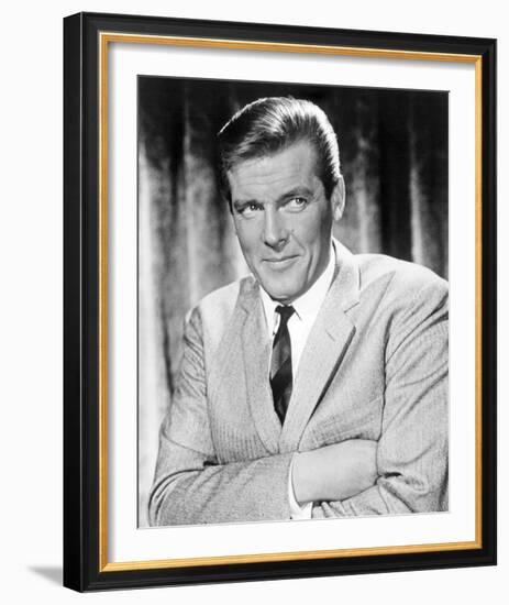 Roger Moore - The Saint-null-Framed Photo