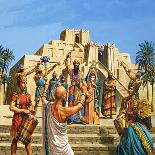 Babylonian Temple Raised to the Glory of Sargon-Roger Payne-Giclee Print