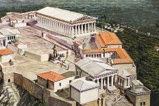 The Acropolis and Parthenon-Roger Payne-Framed Giclee Print