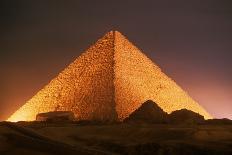 Pyramid of Cheops at Night-Roger Ressmeyer-Framed Premier Image Canvas