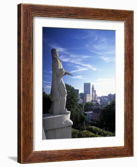 Roger Williams Memorial, Providence, Rhode Island, USA-Walter Bibikow-Framed Photographic Print