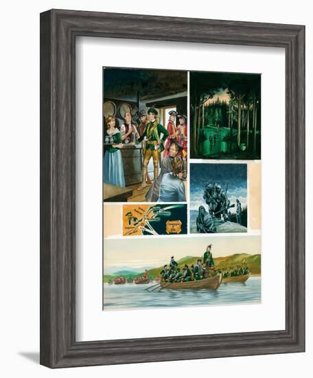 Rogers' Rangers: a New Campaign-Ron Embleton-Framed Giclee Print