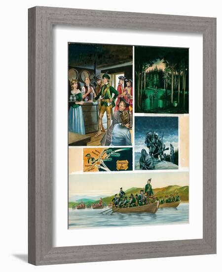 Rogers' Rangers: a New Campaign-Ron Embleton-Framed Giclee Print