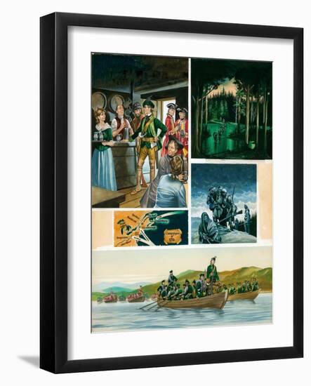 Rogers' Rangers: a New Campaign-Ron Embleton-Framed Giclee Print