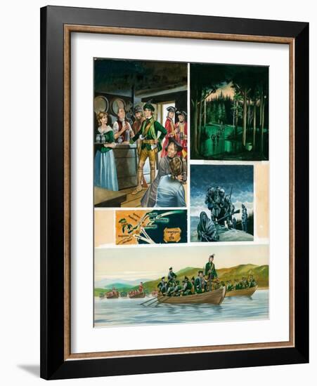 Rogers' Rangers: a New Campaign-Ron Embleton-Framed Giclee Print