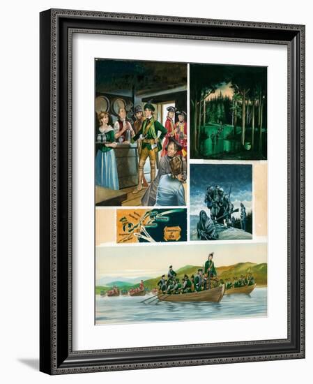 Rogers' Rangers: a New Campaign-Ron Embleton-Framed Giclee Print