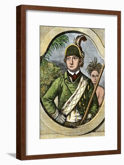 Rogers' Rangers Leader Robert Rogers, French and Indian War-null-Framed Giclee Print