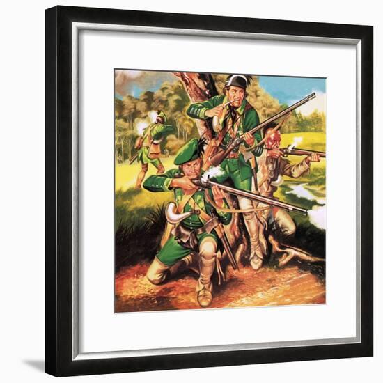 Rogers' Rangers-Ron Embleton-Framed Premium Giclee Print