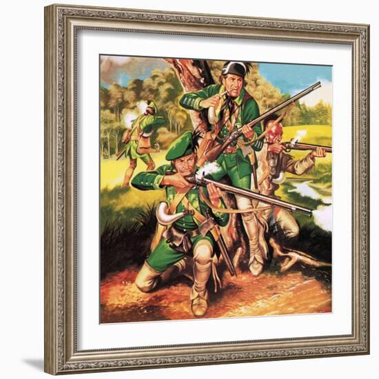 Rogers' Rangers-Ron Embleton-Framed Giclee Print