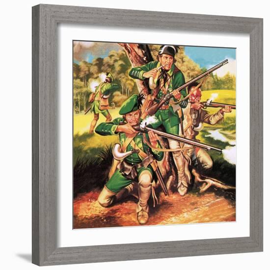 Rogers' Rangers-Ron Embleton-Framed Giclee Print