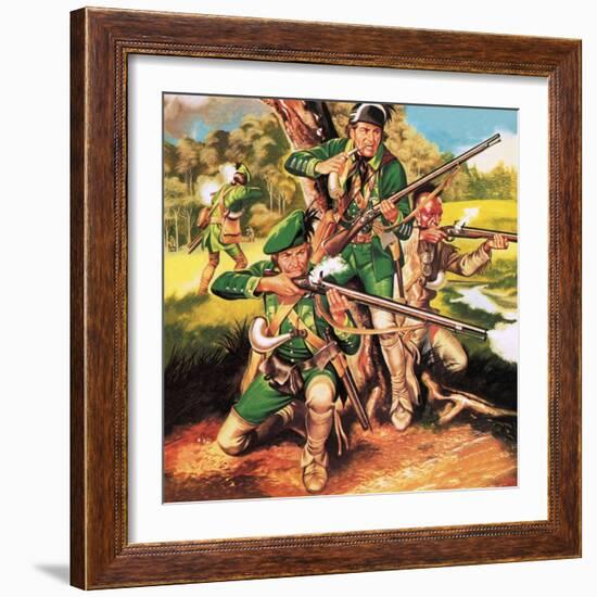 Rogers' Rangers-Ron Embleton-Framed Giclee Print