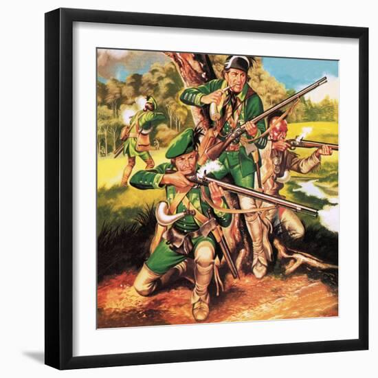 Rogers' Rangers-Ron Embleton-Framed Giclee Print