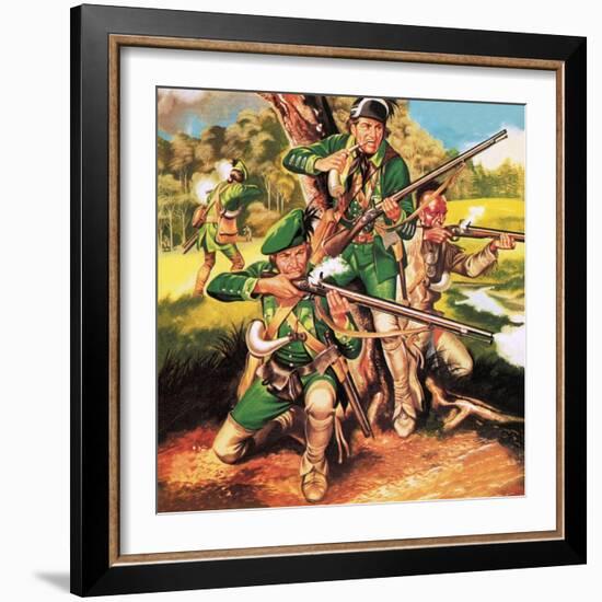 Rogers' Rangers-Ron Embleton-Framed Giclee Print