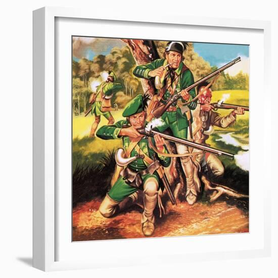 Rogers' Rangers-Ron Embleton-Framed Giclee Print