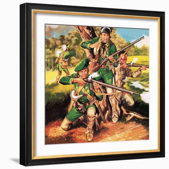 Rogers' Rangers-Ron Embleton-Framed Giclee Print