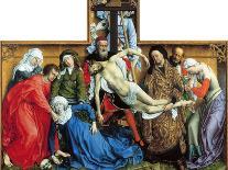 The Virgin and Child with Two Music-Making Angels in a Rose Garden-Rogier van der Weyden-Giclee Print